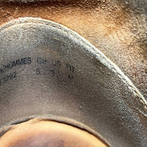 Clarks Men's Size 8.5 Desert Brown Leather Chukka Boots - Picture 12 of 12
